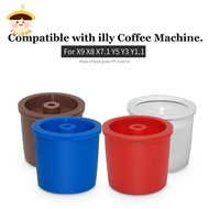 〔8C05〕 Refillable Capsule Coffee Cups Compatible Illy Machines Refill Coffee Filte 〔8C〕