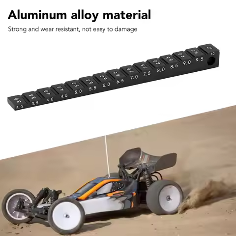 2 Pcs Aluminum Alloy Ride Height Gauge 3‑10mm With Clear Scale RC Ride Height Gauge RC Car Ride Heig