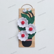 Ice cream stick decoration ice cream stick flower/ school craft/