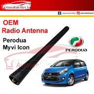 Car Roof Radio Antenna Pole Mast Replacement Unit (refill  Part) - Perodua Myvi Icon