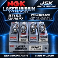 IZFR6P7 SPARK PLUG ASSY VOLKSWAGEN POLO -JETTA-VENTO GOLF MK6 TSI1.2 100% NEW NGK MADE IN JAPAN