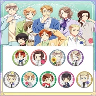 NEW style Hetalia Tinplate Badge Mirror Keychain Bag Charm Anime Fan Merch