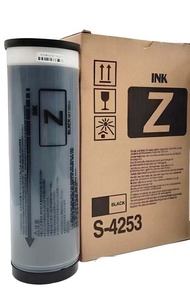 หมึกเครื่องโรเนียวระบบดิจิตอล (เทียบเท่า)  สำหรับเครื่อง RISO EZ/RZ/MZ สีดำ จำนวน 1 หลอด s4253