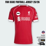 (Best Grade) LVP Home Kit Football Jersey 25/26 Fan Player Issue Long Sleeve Jersey Jersi Bola
