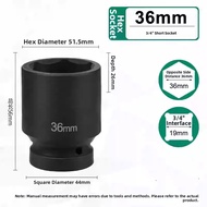 Pneumatic Hexagonal Socket 19mm