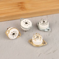 LeeSisters 2 PCS 7pin B7G Ceramic Vacuum Tube Soet Valve Base For 6Z4/EAA91/EC92, Etc. Vintage Audio