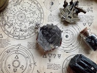 黑流沙水膽閃靈水晶飾品