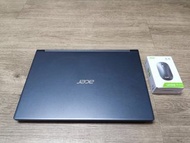 acer aspire 7 ryzen 7 5700u 16g ram 512ssd gtx1650.win 10.附無线老鼠