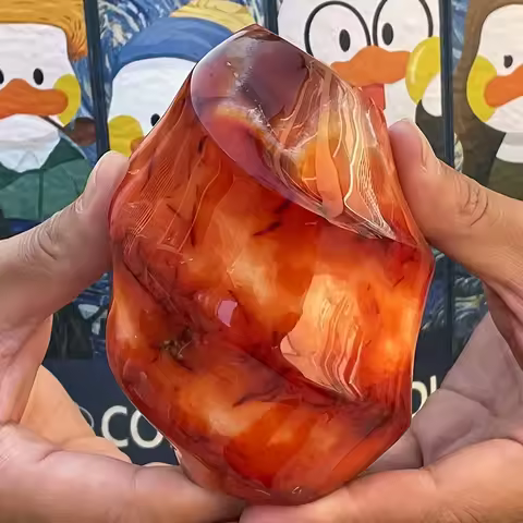 1Pc Natural Carnelian Flame Crystal Spiral Quartz Specimen, Unique Boho Style Agate Crystal Tower | 
