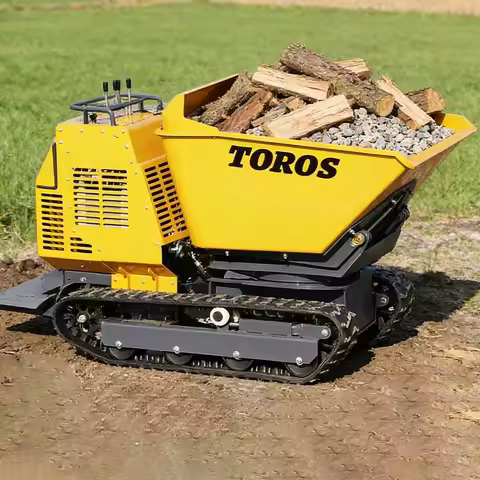Small Home Farm Crawler Customized Climber Standing Hydraulic Diesel EPA Engine Tipper Mini Tracked