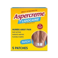 Lidocaine Pain Relief Patch for Back, Neck & Shoulder Pain, Topical Patches With Max-Strength 4% Lid