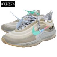 รองเท้าผ้าใบ Nike x OFF WHITE AJ4585-101 AIR MAX 97 OG THE 10 Air Max 97 / ไซส์ 27.5