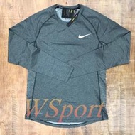 【WS】NIKE PRO 男款 灰 運動 健身 跑步 排汗 緊身 上衣 長袖 T恤 BV5595-011