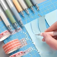 2Pcs Creative Cut Paper Pen Knife Student Utility Knife Pen Art Utility Knife Pen School Supplies
