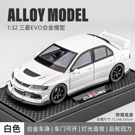 Mô Hình Xe Hợp Kim Mitsubishi Evo JDM Wing God Car Simulated Racing Toy Cho Trẻ Em Trai Và Gái