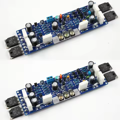 LJM L12-2 Power Amplifier Kit Dual Channel Ultra-low Distortion Amplifier Classic AMP DIY Kit/Finish