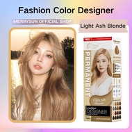 Merry Sun Permanent Hair Color/dye Cream for Salon(Light Ash Blonde), Plant Based Formula, DIY