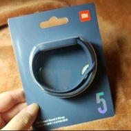 （全新）小米手環5矽膠錶帶-深藍色款