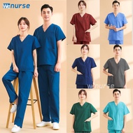 MEDICAL SCRUB SUIT BAJU SCRUB TOP+PANTS SCRUBS