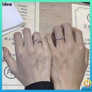 cincin batu lelaki cincin lelaki silver 925 original Cincin pasangan "Duri Rose" sepasang cincin reka bentuk niche, barang ulang tahun wanita untuk rakan lelaki dan perempuan