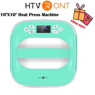 【Free Gift】HTVRONT 220V Heat Press Machine 10"X10" Iron Press for Sublimation T-Shirts Hat Bags