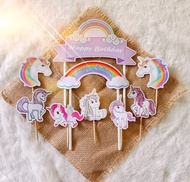 Topper Kue Unicorn Bisa Custom Nama