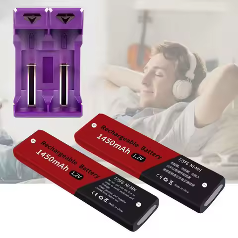 1.2V 1450mAh 7/5F6 67F6 Ni-mh Chewing Gum Lithium Battery 7/5 F6 Cell For Panasonic Sony MD CD Casse