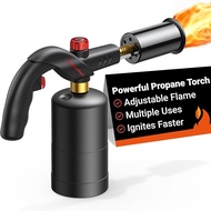 Powerful Propane Torch Kitchen Cooking Torch Culinary Torch Adjustable Blow Torch for Sous Vide Sear