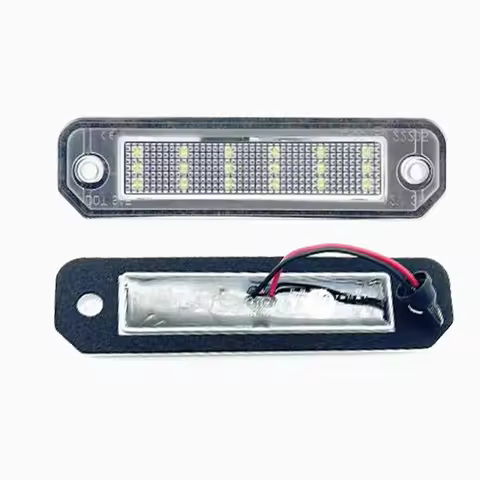 Tail White LED License Plate Light Number Plate Lamp 2Pcs for Honda Civic EJ EG EK EK3 CR-X Integra 