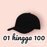 SNAPBACK CURVE ADJUSTABLE FREE SIZE(56CM  TO 59CM)