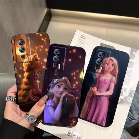 Disney Rapunzel Princess For Xiaomi Redmi 9A 9C 9AT 10C 9 9T 10 12C 13C A3 12 K60 A1 K50 K40 5G Blac