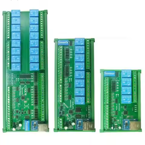 4/8/16CH Digital Analog Ethernet Remote I/O Modules Modbus RTU TCP/IP MQTT Network Controller 4-20MA