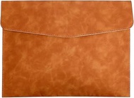 Leather Folder, Leather Envelope Document Folder A4 Flie Holder for Documents Letters Envelopes Wate