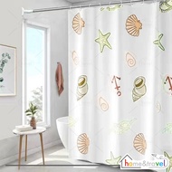 HOVELSHOP Tirai Hordeng Kamar Mandi Motif Cantik Shower Curtain Waterproof Bahan Tebal