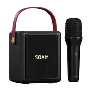 SOAIY SK9 Karaoke Set Mic Wireless Bluetooth Speaker Mini Karaoke Speaker Portable Microphone Home K