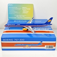Genuine Ready Stock - NG Models 45009 1: 400 Iceland Airlines B757-300 TF-ISX 100th Anniversary Pain