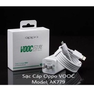Bộ sạc nhanh (OPPO) VOOC ak779 5V-4A (zin)- chân sạc micro