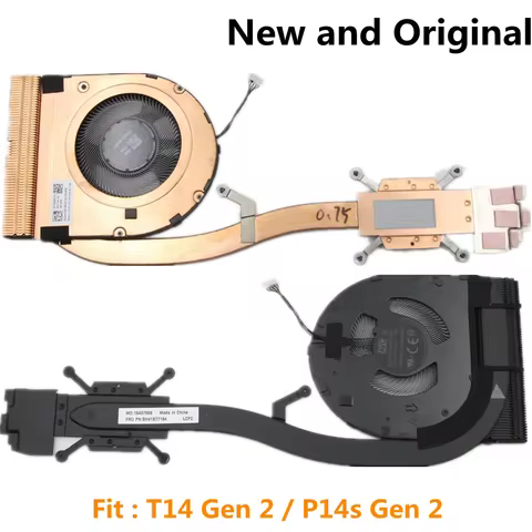 New Original UMA CPU Cooling Cooler Fan Heatsink for Lenovo ThinkPad T14 Gen 2 / P14S Gen 2 Laptop F