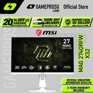 【SAME-DAY DELIVERY】 MSI MAG 274QRFW X32 – 27" QHD Rapid IPS 320Hz – 0.5ms – G-SYNC Gaming Monitor