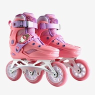Pink Boxt Inline Skate Speed Hybrid 3 Wheels 100Mm