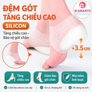 SEBS/EVA Silicone Height Increasing Heel Socks, Flexible, Comfortable, Increase Height 2.5 - 4.5cm
