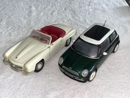 Maisto 1/18 Mercedes Benz 190SE (1955) & KYOSHO 1/18 Mini Cooper (Pong)