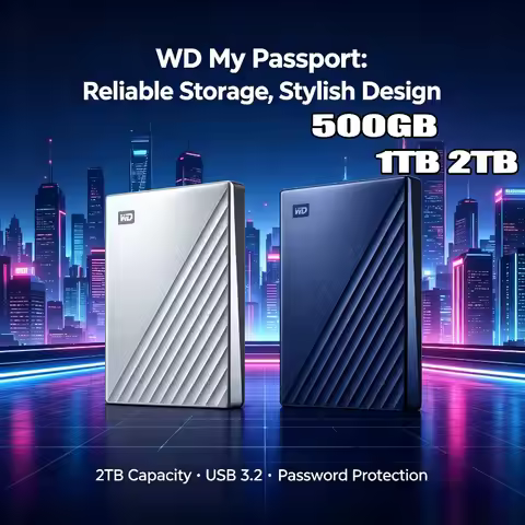 2TB 1TB Western Digital WD Elements External Hard Drive USB 3.0 2.5" Portable External HDD Hard Disk