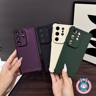 Solid Color Matte Phone Case For Samsung Galaxy S26 S25 S24 S23 S22 FE Note 20 Ultra 10 Plus + F42 F
