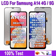 6.6"A14 Original LCD For Samsung A14 4G 5G LCD Display Touch Screen Digitizer For Samsung A14 A145 A