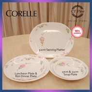 Corelle Country Rose RS Loose Plate /// Classy Bread Butter Luncheon Dinner Fish Soup Serving Pinggan