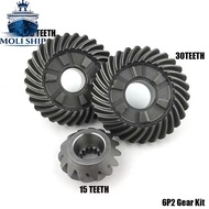 6P2 Gear Set for Yamaha 4 Stroke 200 225 250HP Outboard Engine 6P2-45560 6P2-45551 6P2-45571