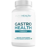 PUREHEALTH RESEARCH Gastro Health Formula - Natural Alginate for Acid Reflux - DGL Supplement for He