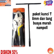 paket kunci t 8mm dan tang buaya tang buaya jepit dan kunci t 8mm tang buaya murah kunci t 8 murah p