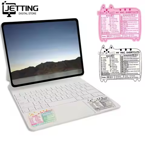 1pc Computer Reference Keyboard Shortcut Sticker Adhesive Sticker For Windows PC Laptop Desktop For 